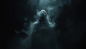 Symbolic image showing fatigue, stress, and spiritual discomfort caused by evil eye